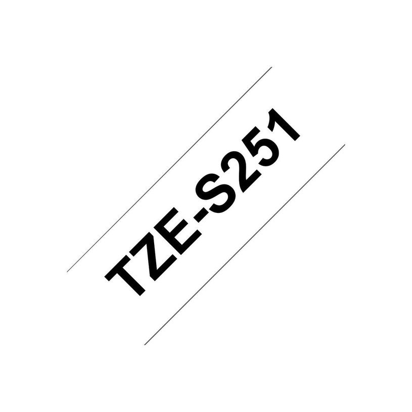 4977766692670-Brother TZeS251 - Ruban d'étiquettes auto-adhésives - 1 rouleau (24 mm x 8 m) - fond blan-P_79360938_5-1