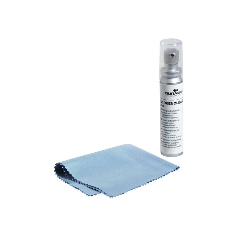 4005546504407-DURABLE SCREENCLEAN PRO - kit de nettoyage (spray 25 ml + chiffon) pour tous types d'écran-P_79361678_5-0