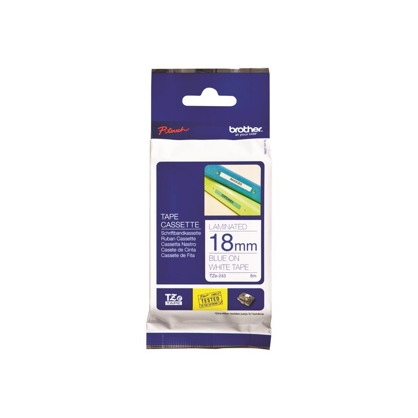 4977766052016-Brother TZe243 - Ruban d'étiquettes auto-adhésives - 1 rouleau (18 mm x 8 m) - fond blanc-P_79362069_9-4