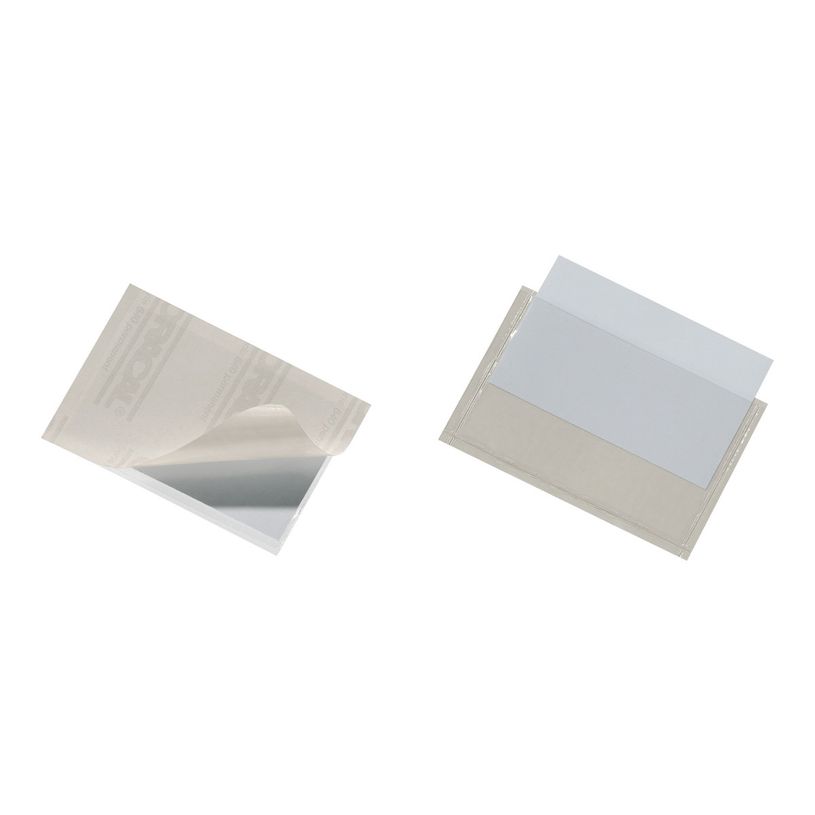 4005546803166-Durable Pocketfix - 10 Pochettes autocollantes pour cartes de visite - 57 x 90 mm-P_79363354_2-0