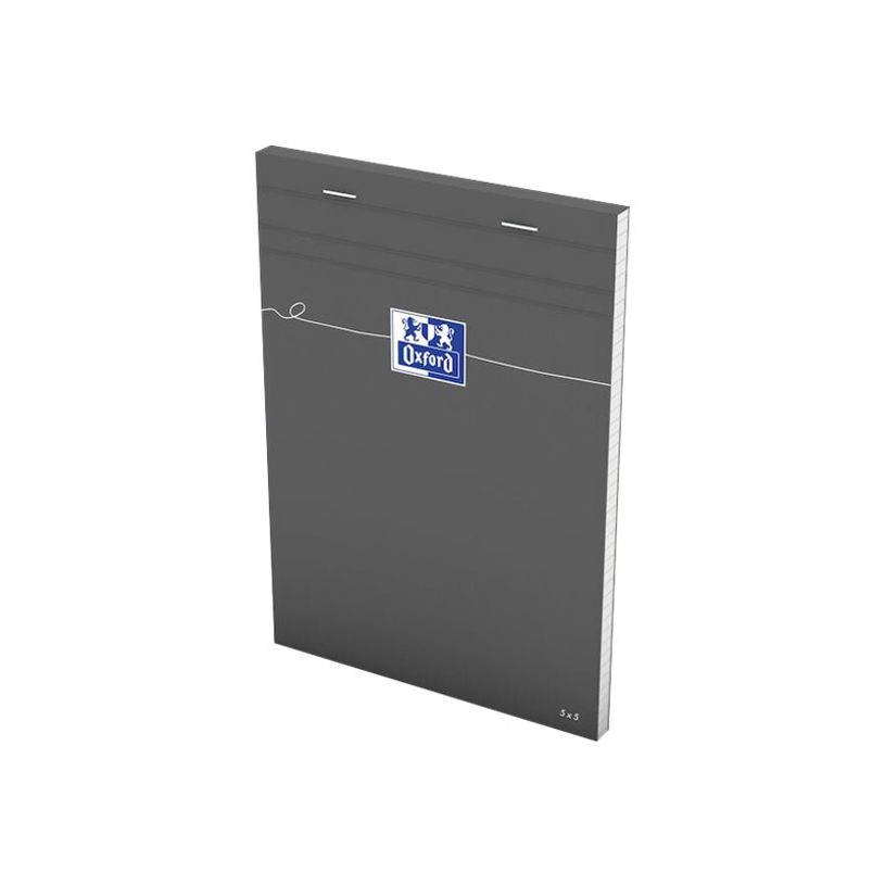 2012347544657-Oxford - Bloc notes - A5 - 160 pages - petits carreaux - 80G - gris-P_79363383_2-1