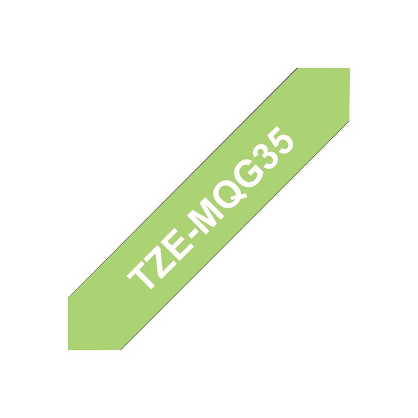 4977766698665-Brother TZeMQG35 - Ruban d'étiquettes auto-adhésives - 1 rouleau (12 mm x 8 m) - fond ver-P_79363676_5-4