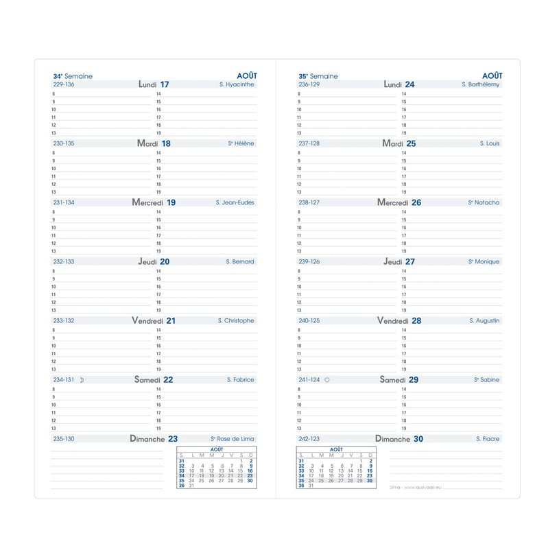 3371010190218-Agenda de poche Impala Silma - 1 semaine par page - 8,8 x 17 cm - disponible dans différen-P_79364521_4-3