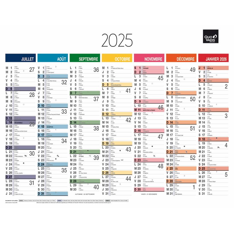 3371010323272-Quo Vadis Arc en Ciel - Calendrier 7 mois par face - 33,5 x 43 cm-P_79364526_2-1
