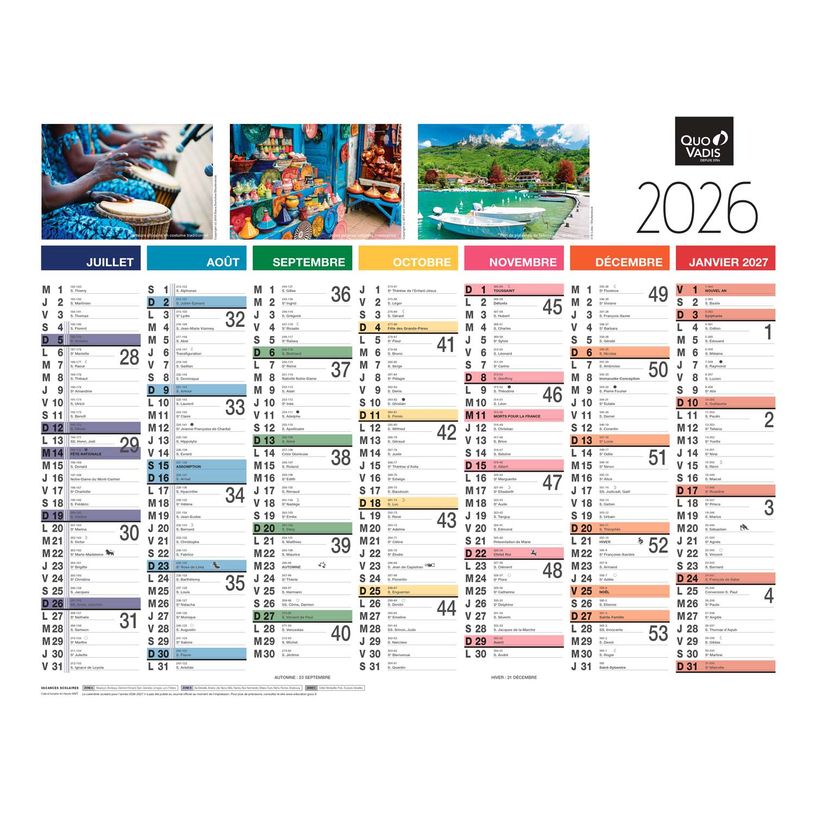 3371017523620-Quo Vadis - Calendrier Fantaisie 7 mois par face - 43 x 33,5 cm - Tradition--1