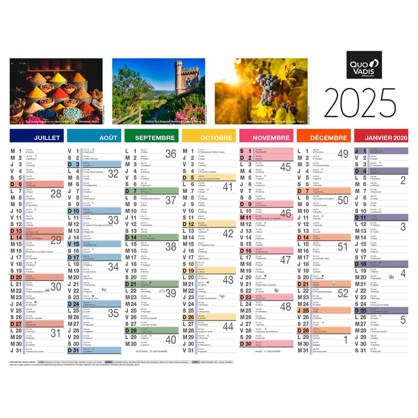3371017523620-Quo Vadis - Calendrier Fantaisie 7 mois par face - 43 x 33,5 cm - Tradition-P_79364639_2-1
