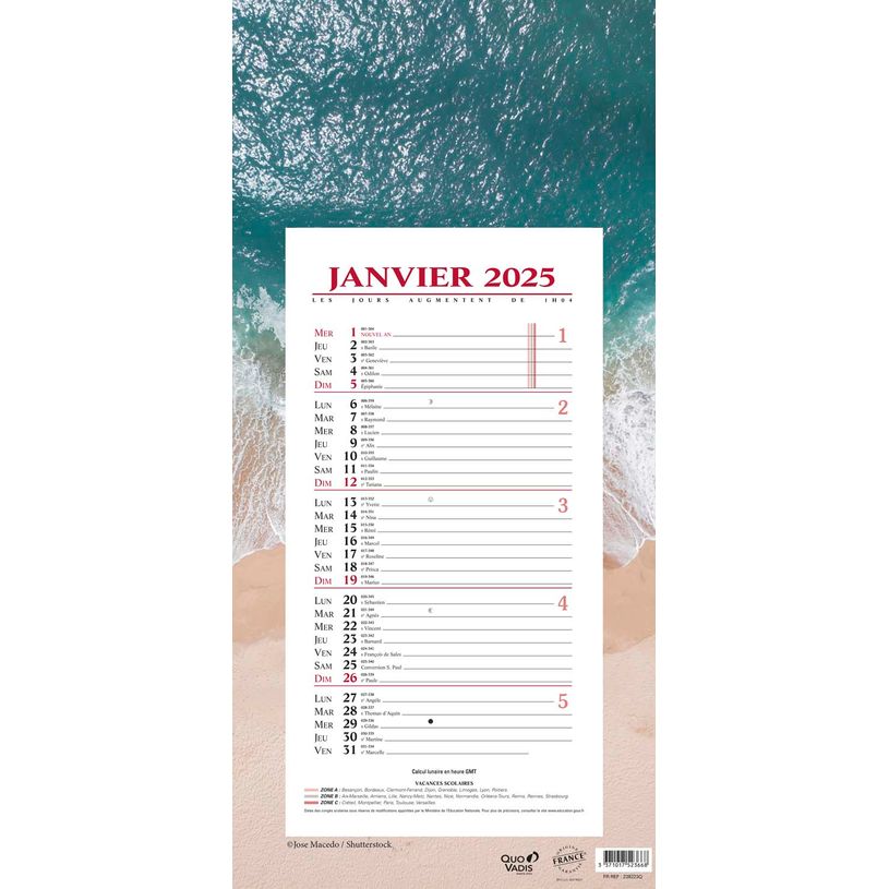 3371017523668-Quo Vadis Evasion - Calendrier bloc mensuel - 16 x 33,5 cm-P_79364643_1-0