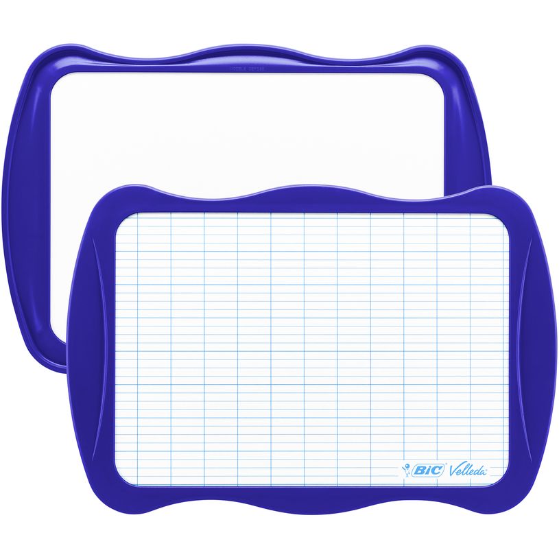 3086126668468-BIC Kids - Ardoise Velleda blanche - 20 x 31 cm - double face - cadre violet-P_79367000_8-2