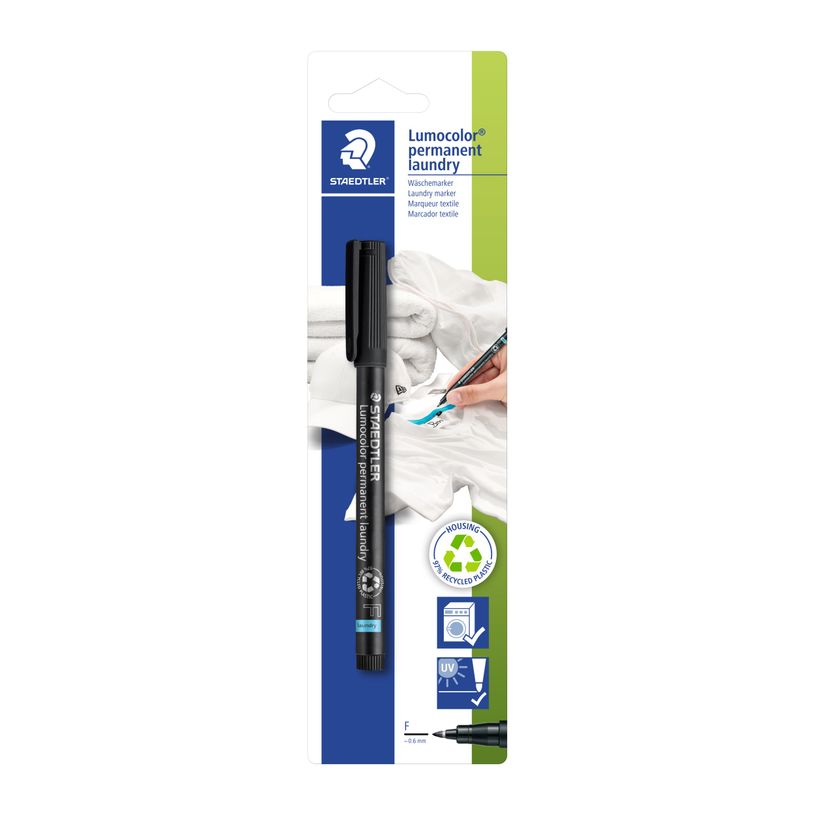 4007817319147-STAEDTLER LUMOCOLOR 319 - Marqueur permanent pour textiles - pointe fine - noir-P_79368080_1-0