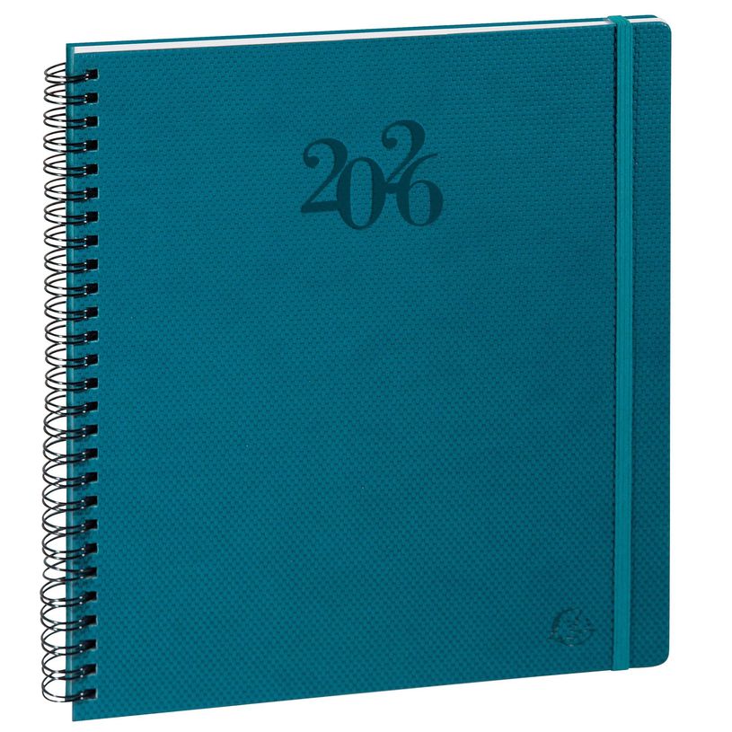 3660942124430-Agenda spiralé Swan Eurotime 22W - 1 semaine sur 2 pages - 18,5 x 22,5 cm - disponible dans différentes cou--0