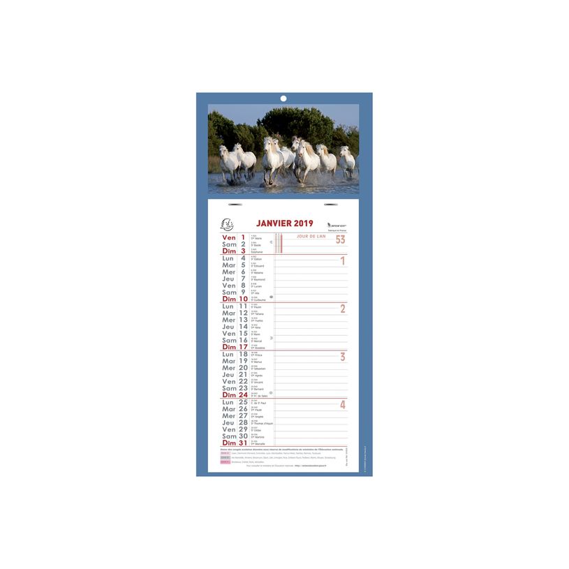 3660942034166-Exacompta Chevaux - calendrier-P_79369726_1-0