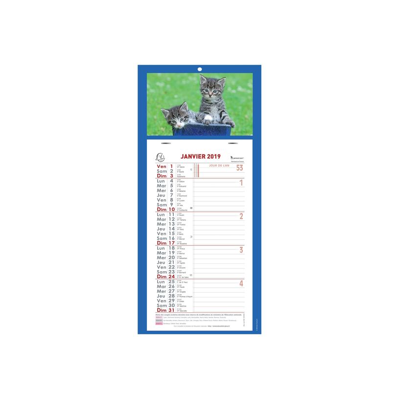 3660942034166-Exacompta Chevaux - calendrier-P_79369726_2-1