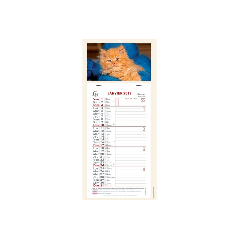 3660942034166-Exacompta Chevaux - calendrier-P_79369726_3-2
