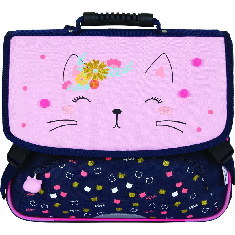 3108720671511-Cartable Chaton Cute 38 cm - 2 compartiments - Oberthur-P_79373106_4-3