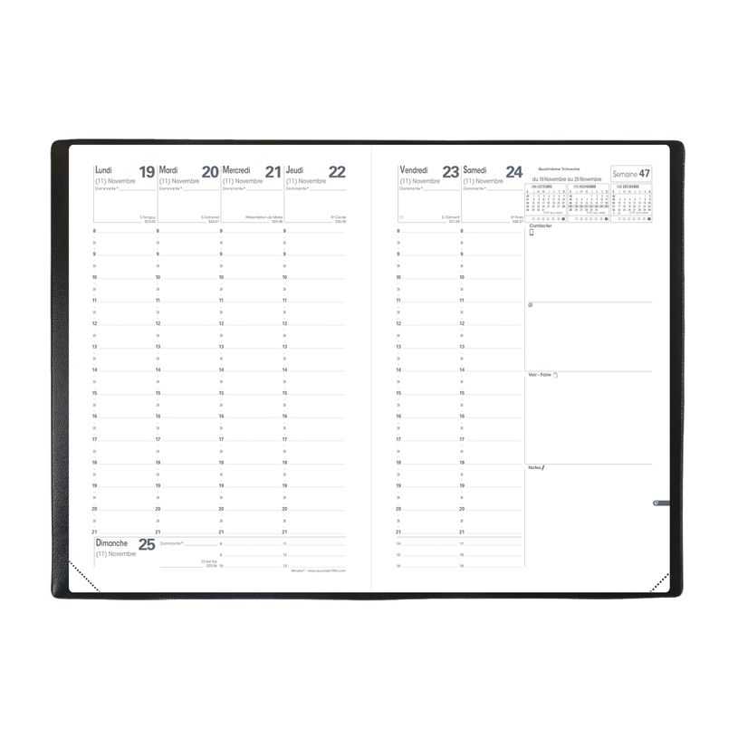 3371010332021-Agenda Club Ministre - 1 semaine sur 2 pages - 16 x 24 cm - violet - Quo Vadis-P_79374375_2-1