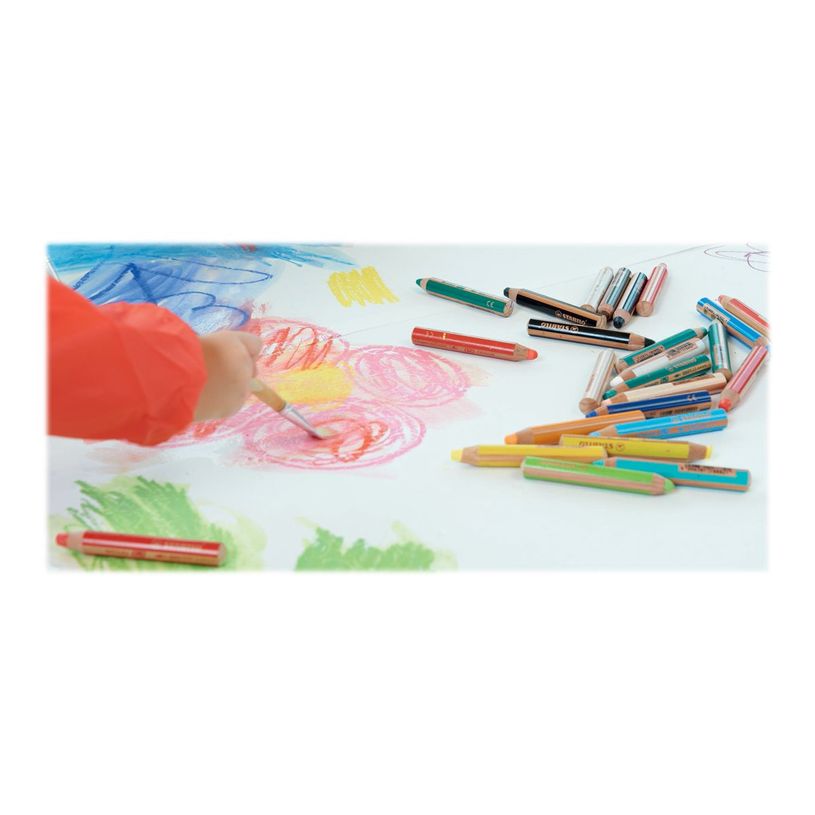 4006381115476-STABILO Woody 3 in 1 - Crayon de couleur pointe large - rouge-P_79374468_1-1