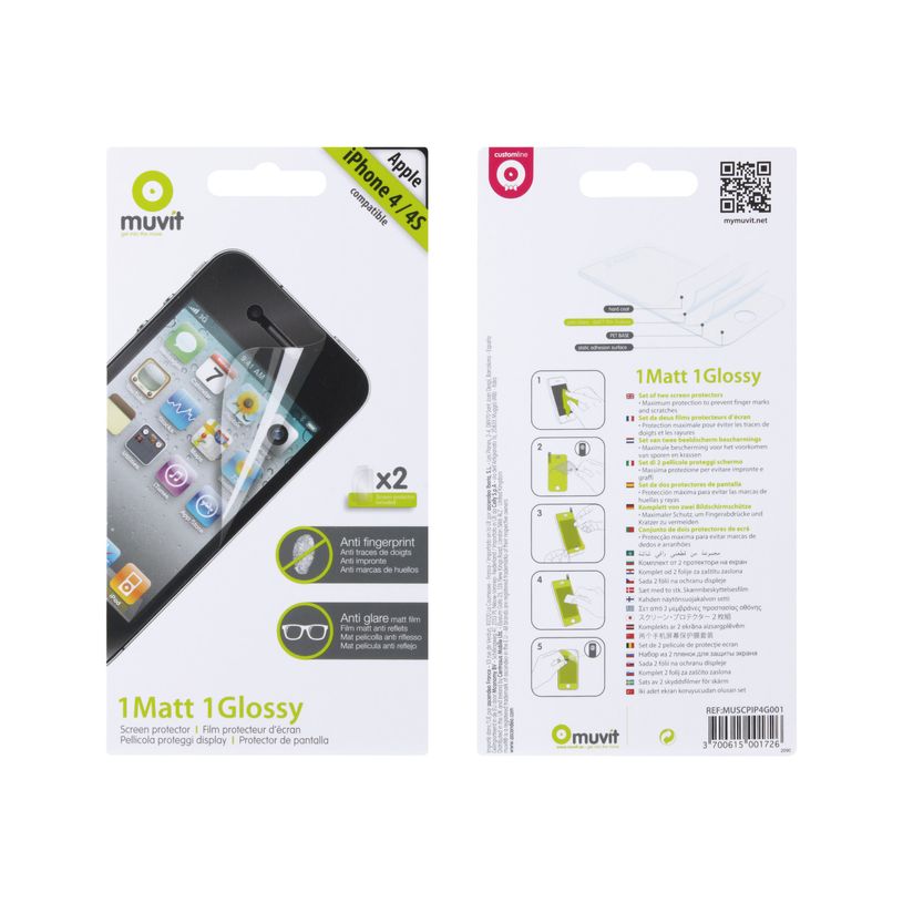 3700615001726-Muvit - 2 films deprotection pour écran - pour iPhone 4, 4S-P_79376056_1-1