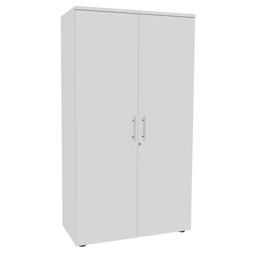 3253310133815-Armoire haute IDRA/DUAL - H180 x L80 x P47 - 2 portes - Corps blanc - Portes et dessus Blan-P_79377069_1-0