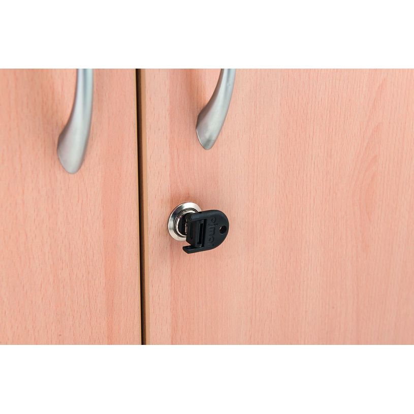 3253310146808-Armoire basse IDRA/DUAL - H72 x L80 x P47 - 2 portes - Corps anthracite - Dessus et portes -P_79377106_3-2