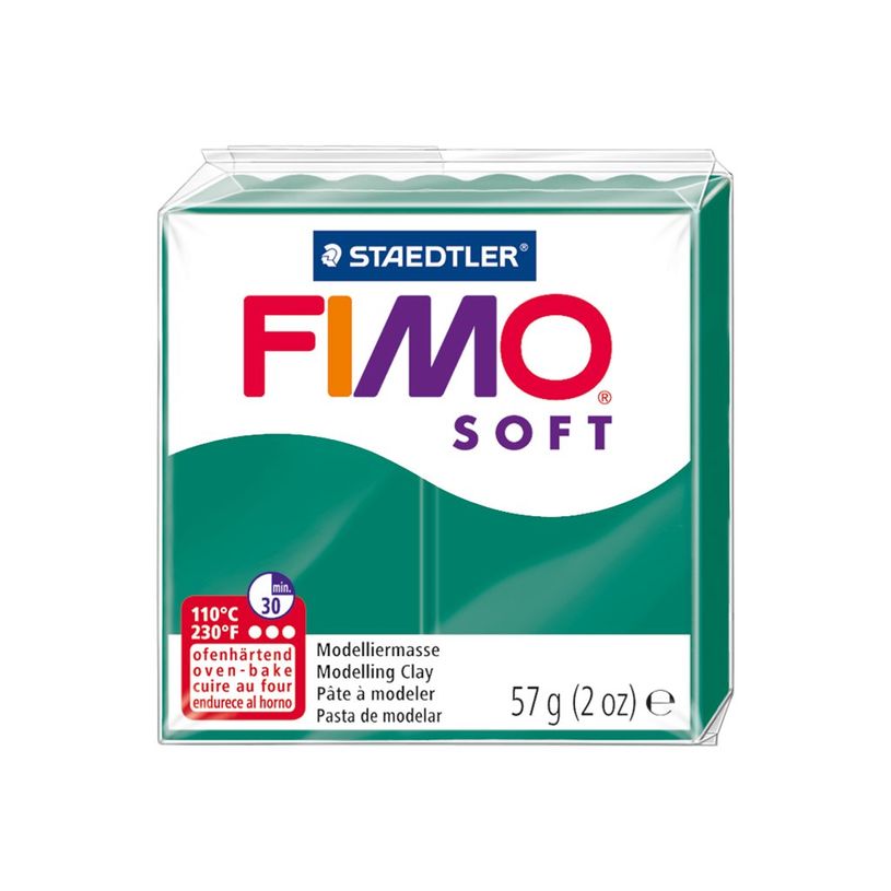 4006608809713-Pâte Fimo Soft  - Vert Sapin - 57G-P_79383473_2-1