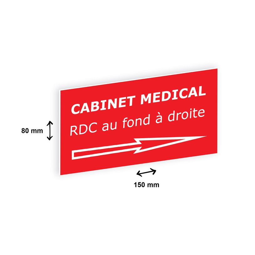 2012348178387-Plaque personnalisée avec votre texte - 150 x 80 mm - rouge - adhésivée prête à poser-P_79384188_2-1