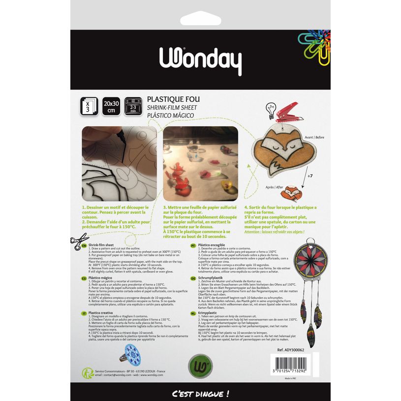 3701254713292-Wonday - 3 feuilles de plastique fou transparents - 200 x 300 mm-P_79384427_1-0