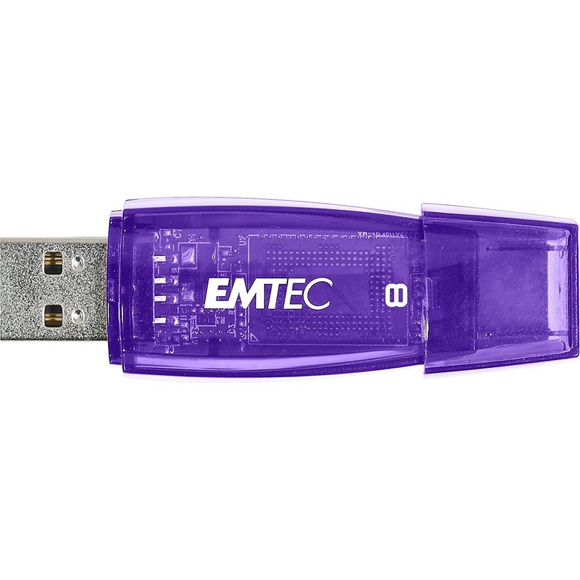 3126170110589-Emtec C410 Color Mix - clé USB 2.0 - 8 Go - violet-P_79384462_4-3
