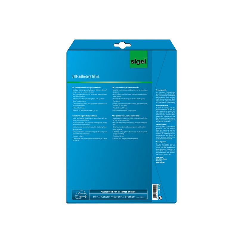 4004360992292-Sigel - Films transparents adhésifs A4 - 10 feuilles-P_79384514_2-4