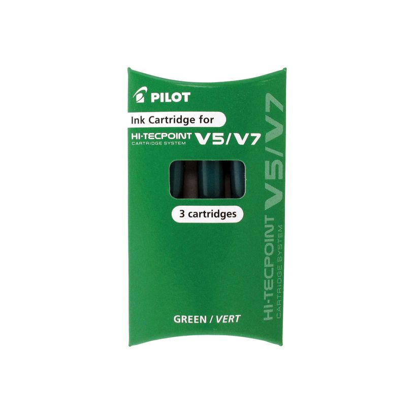 4902505444463-Pilot Hi-Tecpoint V5/V7 - 3 Cartouches recharges pour roller - vert-P_79384629_1-0