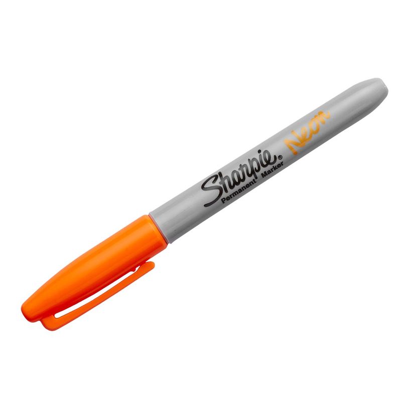 3501178810776-Sharpie - Marqueur permanent - pointe fine - orange neon-P_79385286_1-0