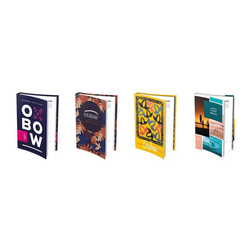 3020120004686-Agenda Oxbow Basic - 1 jour par page - 12 x 17 cm - différents modèles disponibles - Hame-P_79387301_1-0