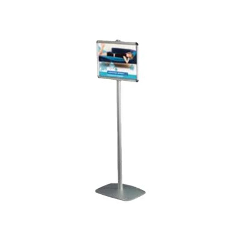 3660412026646-Promocome - Porte-visuel modulaire sur pied fixe - pour format A4 - gris-P_79388297_1-0