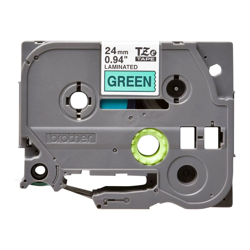 4977766692434-Brother TZe751 - Ruban d'étiquettes auto-adhésives - 1 rouleau (24 mm x 8 m) - fond vert -P_79388323_8-1