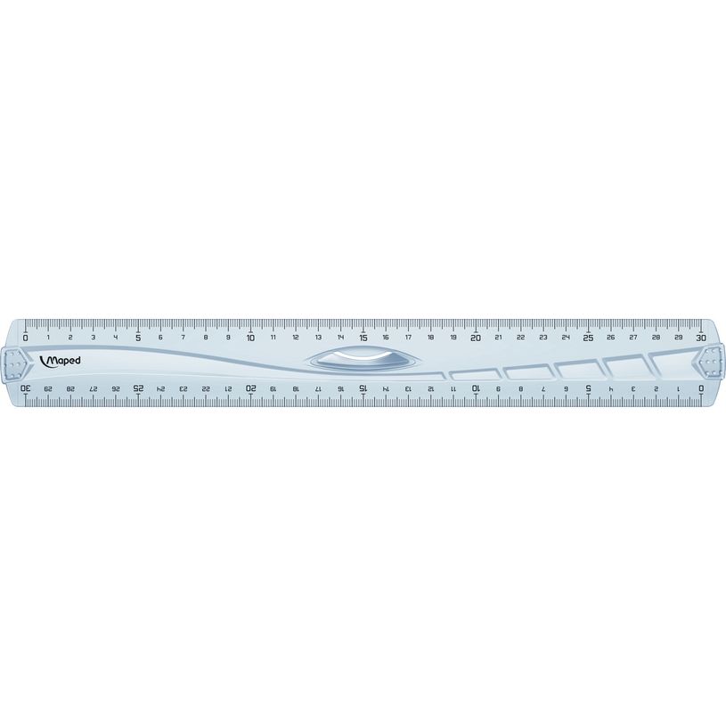 3154142421302-Maped Geometric - Règle triple décimètre 30 cm - transparente-P_79388331_2-1