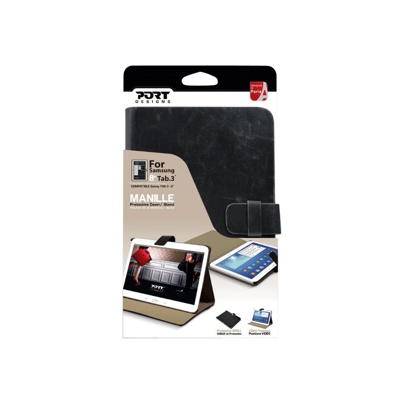 3567042013063-PORT MANILLE - Coque de protection pour Samsung Galaxy Tab 3 (8 po) - noir-P_79388640_7-6