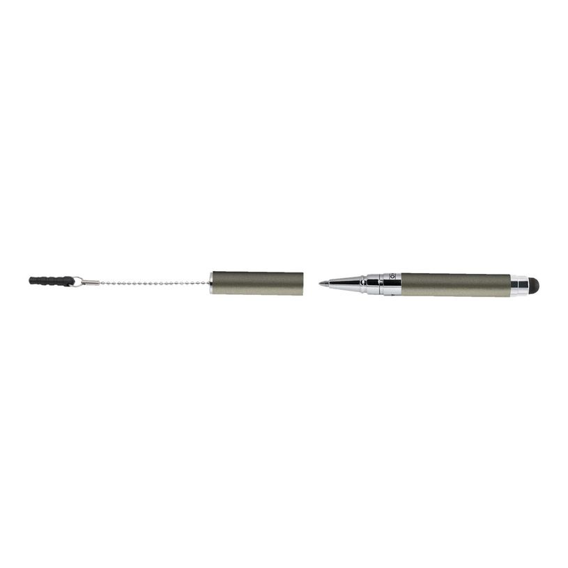 4014421312549-ONLINE i-charm - Stylo à bille - encre bleue - moyen - corps métal gris-P_79389158_1-0