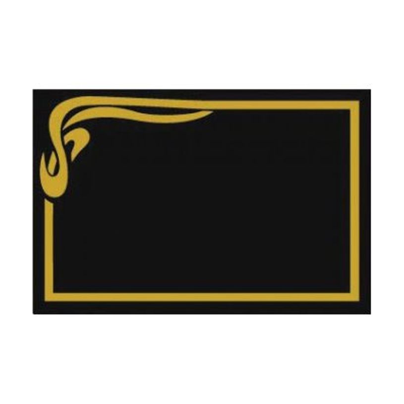 3462620001756-Bequet - 50 Étiquettes "liseré" or sur fond noir - 6 x 4 cm-P_79390143_1-0