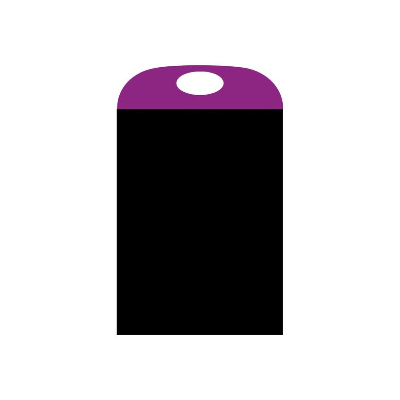 3462620061118-Bequet Portacolor - Ardoise 70 x 40 cm - poignée violet-P_79390213_1-0