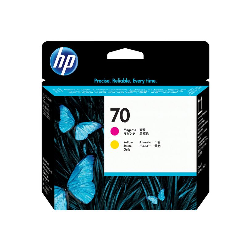 882780390775-HP 70 - Pack de 2 - jaune, magenta - cartouche d'encre originale (C9406A)-P_79391090_3-0