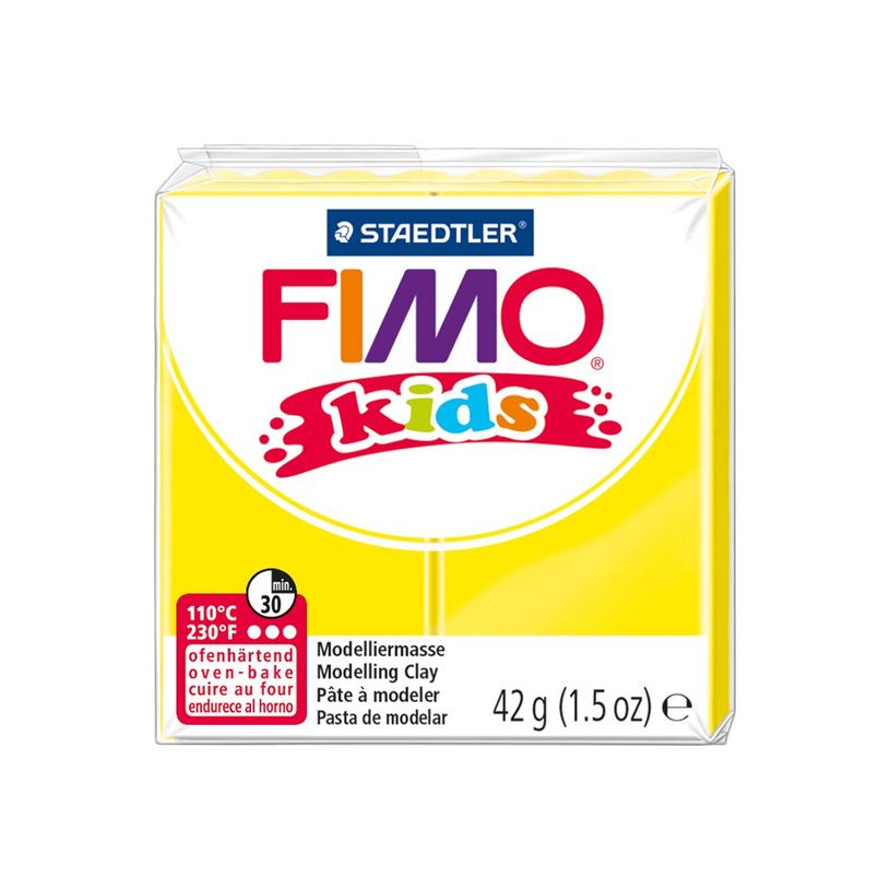 4007817805022-Pâte Fimo Kids  - Jaune - 42G-P_79396197_2-1