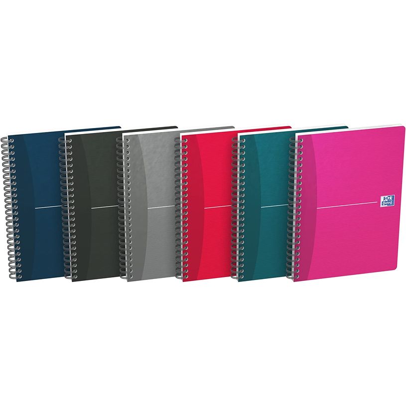 3020120022055-Oxford Office Essentials - Cahier à spirale A5 - 180 pages - ligné - disponible dans diff-P_79396963_4-0