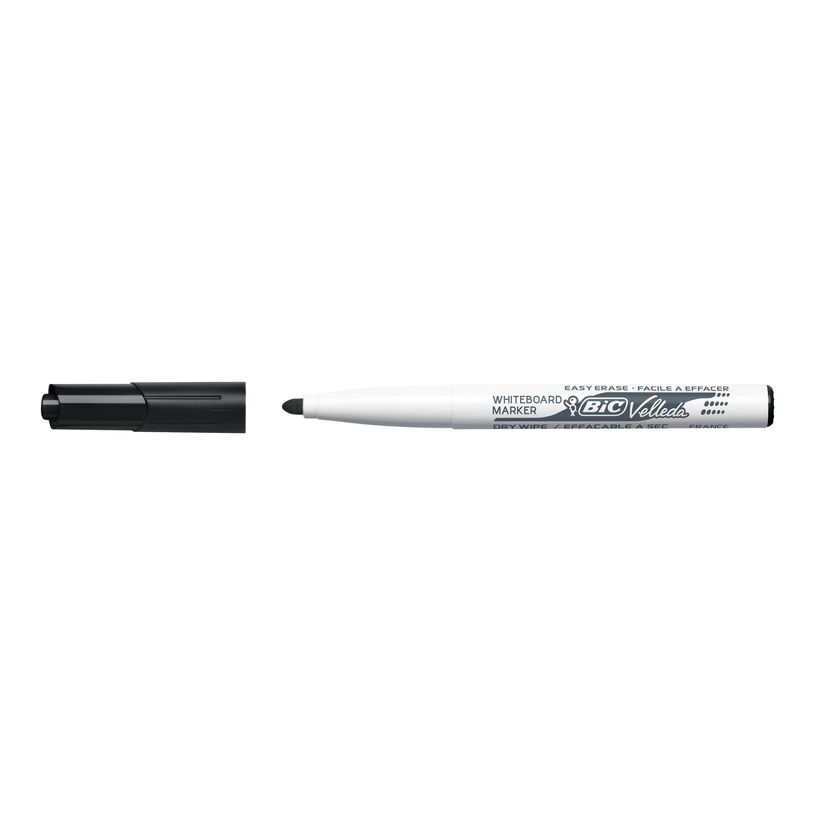 2012349451007-BIC VELLEDA 1741 - Boîte de 12 marqueurs effaçables - pointe ogive - noir-P_79397298_1-0