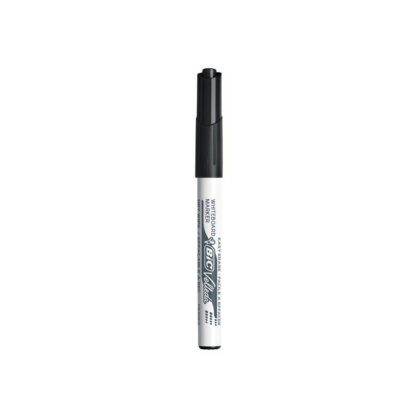 2012349451007-BIC VELLEDA 1741 - Boîte de 12 marqueurs effaçables - pointe ogive - noir-P_79397298_2-1