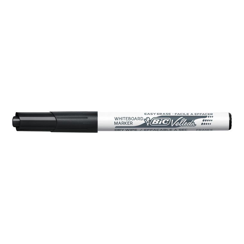 2012349451007-BIC VELLEDA 1741 - Boîte de 12 marqueurs effaçables - pointe ogive - noir-P_79397298_4-3