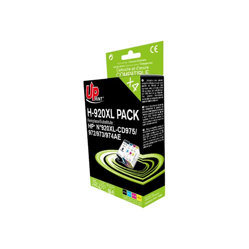 3584770888992-Cartouche compatible HP 920XL - pack de 4 - noir, cyan, magenta, jaune - Uprint-P_79397330_1-0