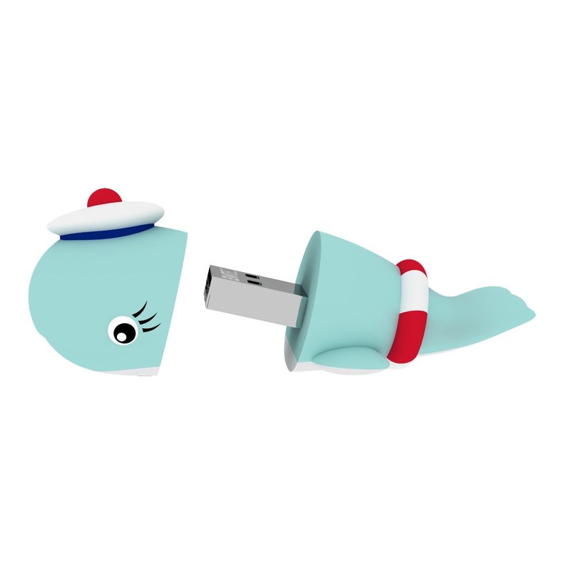 3126170114068-EMTEC Animalitos Marine Range M337 Sailor Whale - clé USB - 8 Go-P_79397401_1-0