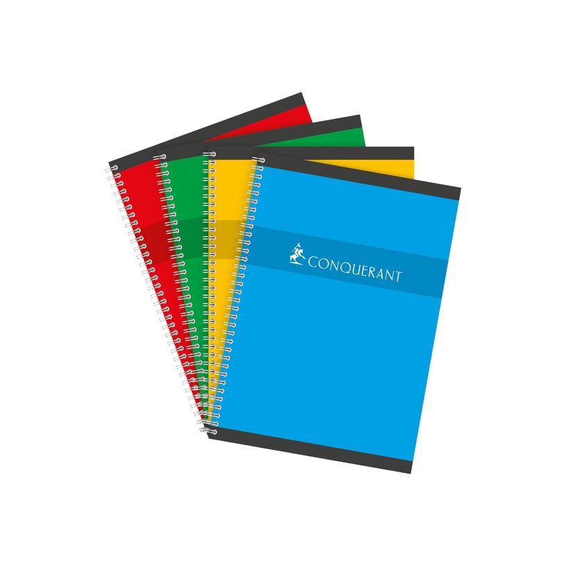 3020120000640-CONQUERANT - Cahier - A4 - 180 pages - 5x5-P_79397571_1-0