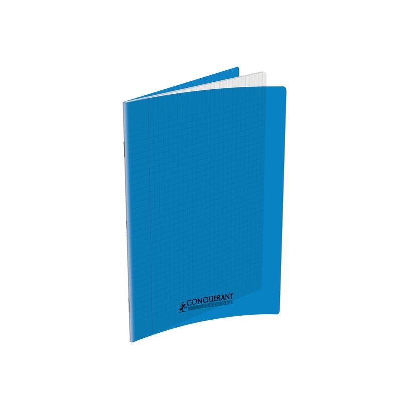 3020120014364-Conquérant Classique - Cahier polypro 24 x 32 cm - 48 pages - grands carreaux (Seyes) - bl-P_79397586_1-0