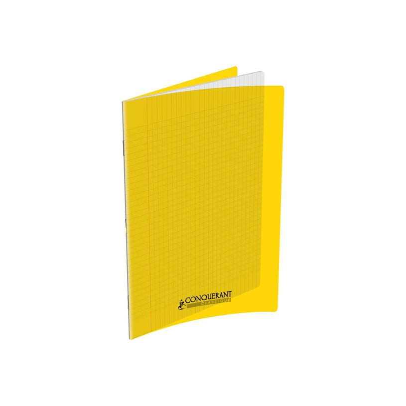 3020120014418-Conquérant Classique - Cahier polypro 24 x 32 cm - 48 pages - grands carreaux (Seyes) - ja-P_79397587_1-0