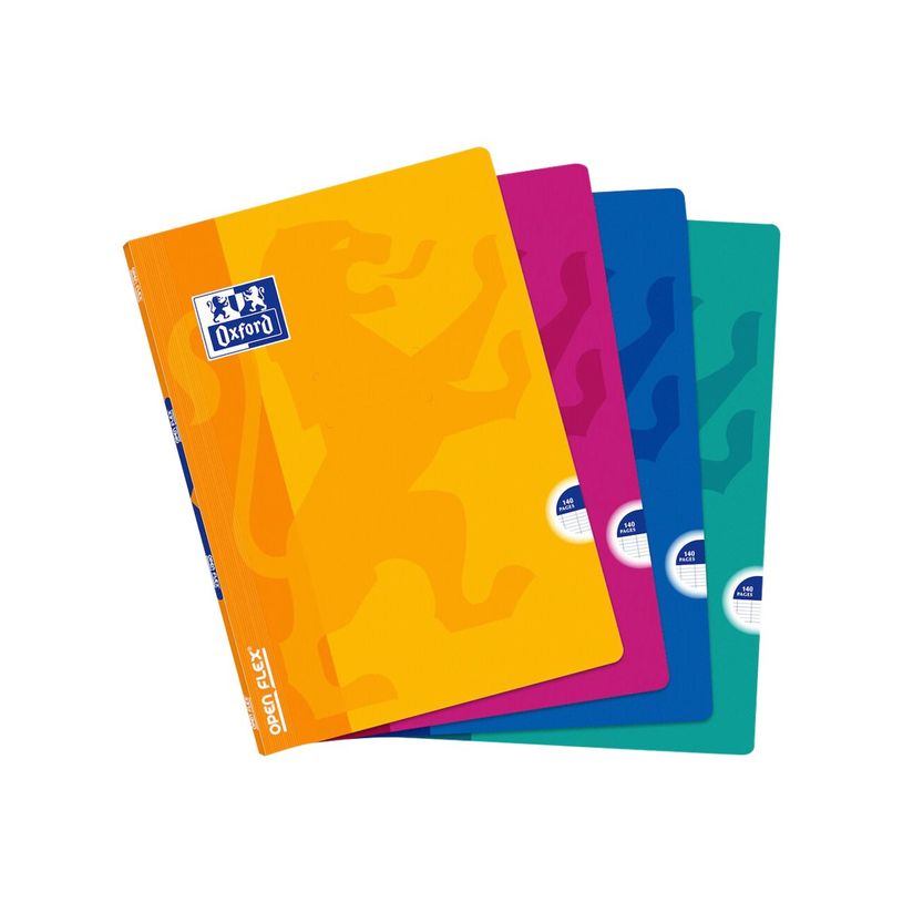 3020120040431-Oxford Openflex - Cahier polypro A4 (21x29,7 cm) - 140 pages - grands carreaux (Seyes) - disponib-P_79397602_1-0